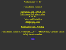 Tablet Screenshot of frankhummel.de